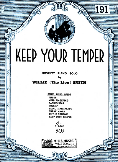 willie the lion smith piano solos