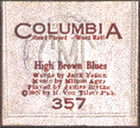 jimmy blythe columbia piano roll label