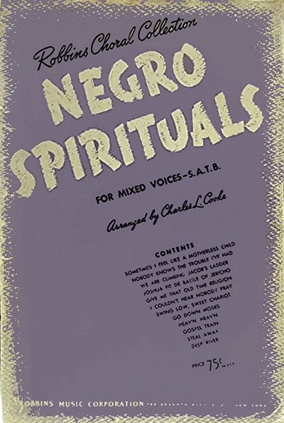 negro spirituals book cover