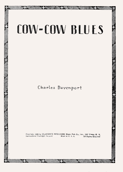 cow cow blues cover