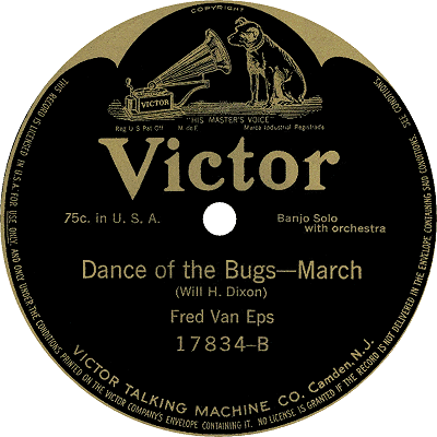 dance of the bugs victor record by Fred Van Eps