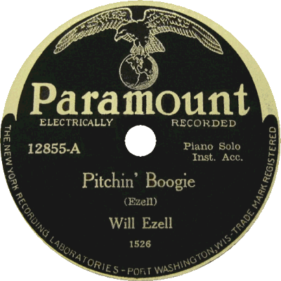 pitchin' boogie on paramount records