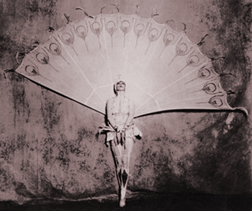 gertrude hoffmann as the white peacock in 1921