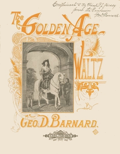 autographed copy of golden age by barnard