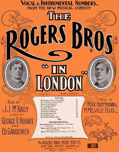 the rogers brothers in london selections cover