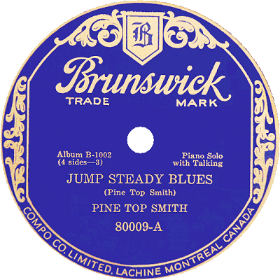 jump steady blues record on brunswick