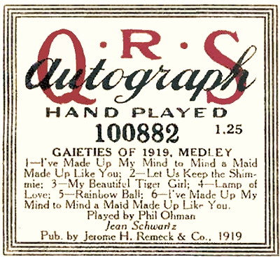 qrs piano roll label