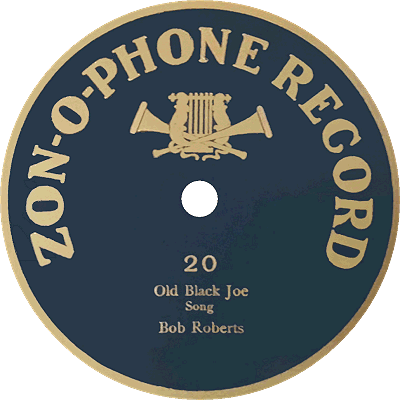 old black joe zonophone record