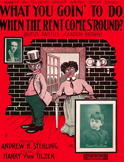 what you goin' to do when the rent comes 'round? cover