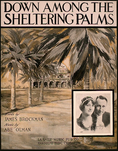 down among the sheltering palms cover