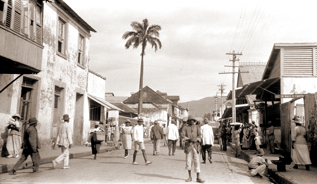 port of spain, trinidad, in the early 1920s