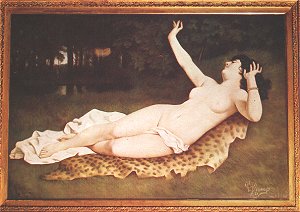bar nude painting from silverton, colorado