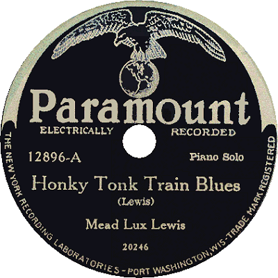 honky tonk train blues paramount record