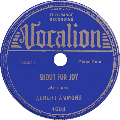 shout for joy vocalion record