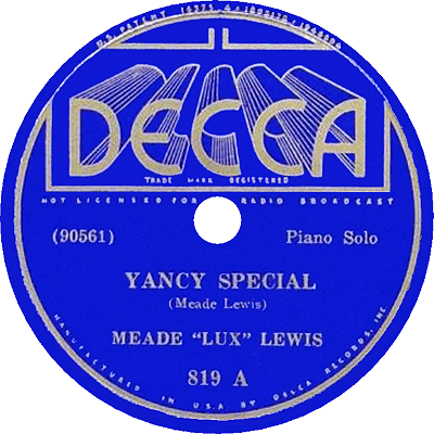 yancey special decca record